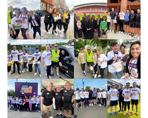 The Arachas teams in their 'Team Rory' shirts got involved with fundraising throughout the 10 day challenge and beyond!