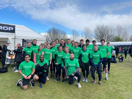 Ardonagh Specialty team taking on the Tough Mudder obstacle course