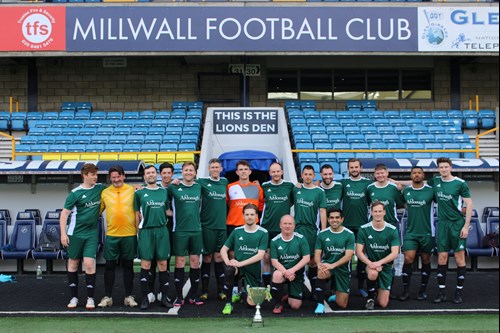 Ardonagh Specialty Charity Cup football team at Millwall Football Club